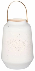 Fehér porcelán LÁMPA méret L (26,5 cm)
