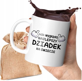 Nyomott Mintás Bögre Így Néz Ki A Világ Legjobb Nagypapája Szuper Ajándék