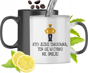 Mágikus Bögre Taxisofőrnek Színváltós, fényképes nyomattal