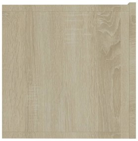 sonoma tölgy szerelt fa TV-szekrény 80 x 30 x 30 cm