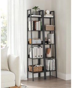 NAVARO fekete könyvespolc