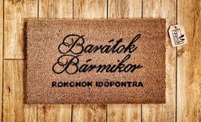 Itt lakik egy horgász vicces feliratos kókusz lábtörlő - több méretben (Válassz méretet: 60*40 cm, Válassz szállítási opciót: Normál szállítást kérek)