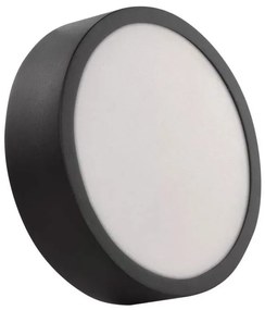 LED Mennyezeti lámpa LED/12,5W/230V 3000/3500/4000K á. 17 cm fekete