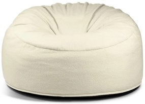 Világosszürke buklé babzsákfotel Om 135 – SLOWDOWN