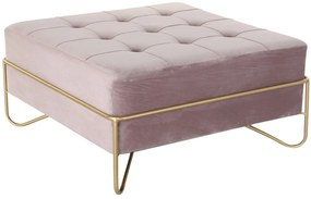 Glamour ülőpad rózsaszín arany bársony befejezéssel