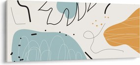 Kép - Levél illusztráció (120x50 cm)