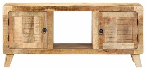 tömör nyers mangófa TV-szekrény 105x46x32 cm