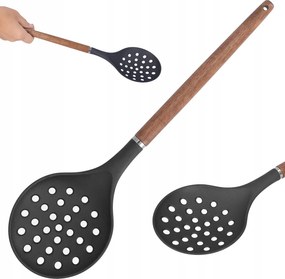 Szűrőkanál hableszedő kanál cédrus gombócokhoz 34cm