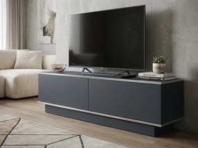 AKCIÓ TV állvány ALVIN 135 cm, antracit/ezüst, II. osztály