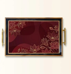 Üveg tálca, 38×24 cm – TPA9765