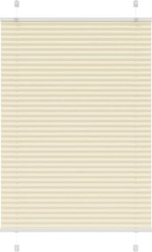 vidaXL pliszírozott redőny krém 95x100 cm szövetszélesség 94,4 cm