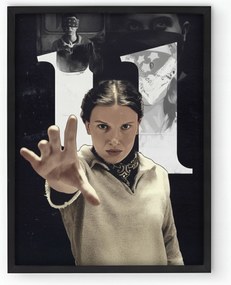 Keretezett poszter Stranger Things sorozat 11 30x40 cm Ajåndék ötlet