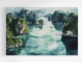Poszter Tájkép Ázsia Vietnám Ha Long Öböl Kilátás 60x40