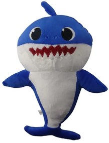 Zaparkorun Éneklő plüss cápa - kék