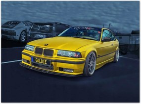 Poszterek 135x100 Arany Bmw autó