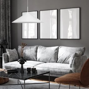 CAPITAL függőlámpa kábellel 1xGX53/15W/230V átm. 60 cm fehér