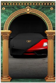 Poszter 60x90 Piros szuperautó