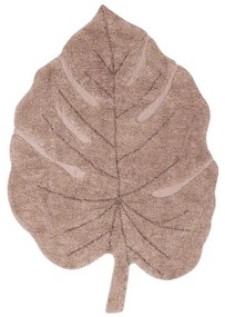 Rózsaszín mosható kézi szövésű pamut gyerek szőnyeg 120x180 cm Monstera Vintage Nude – Lorena Canals