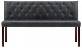 szürke művelúr pad 148,5 cm