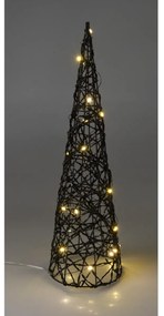 Blackwire karácsonyi LED kúp fekete, 12 x 40 cm
