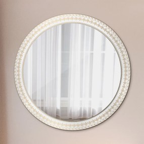Kerek díszes tükör Indiai mandala fi 90 cm