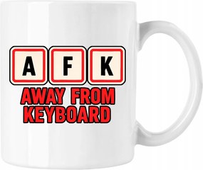 Afk gamer bögre fehér 330ml