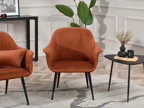 Fotel Osmol F (réz + fekete). Akció -17%. 1110362