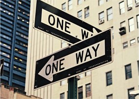 Kép - New York ONE WAY (70x50 cm)