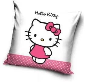 Hello Kitty Fehér Díszpárnahuzat 40x40 cm