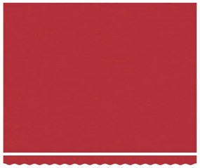 Behúzható napellenző Piros 400 × 300 cm Szövet, Fém