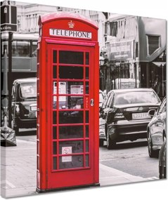 Vászonkép 30x30 London Fülke