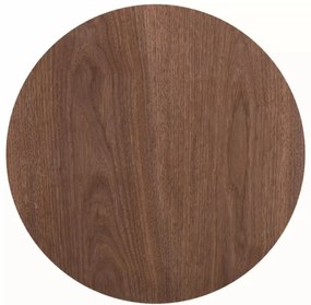 Eos E dohányzóasztal dió/króm 45cm