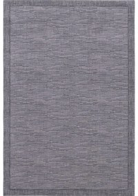 Sötétszürke gyapjú szőnyeg 133x180 cm Linea – Agnella