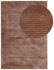 Viszkóz szőnyeg Chiara Light Brown 15x15 cm minta