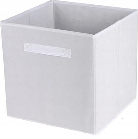 Kallax doboz, textil tárolódoboz, fehér 31x31x31cm