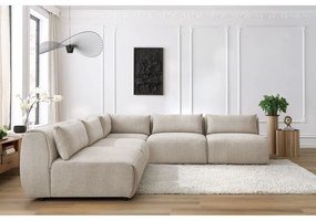 Bézs sarokkanapé (variálható) Jeanne – Bobochic Paris