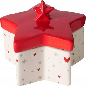 Kerámia Doboz Fedéllel Csillag Alakú Doboz Apróságok Számára