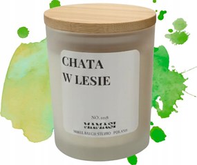 Kunyhó az erdőben Szója illatgyertya 180ml csavaros kupakkal