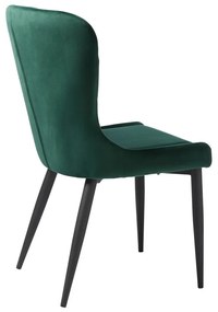 Zöld bársony étkezőszék Granby – Unique Furniture
