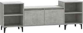 vidaXL betonszürke szerelt fa TV-szekrény 160x35x55 cm