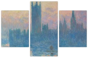 Kép - Claude Monet, The Houses of Parliament, Sunset, reprodukciók (90x60 cm)