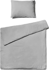 Pamut ágynemű CALMORA világosszürke Ágyneműhuzat mérete: 2 db 70 x 90 cm | 200 x 220 cm