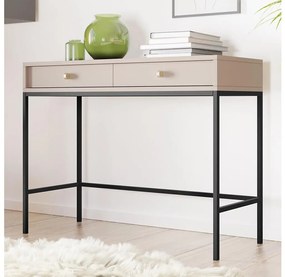 MONO konzolasztal 78x104 cm bézs/fekete