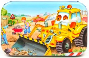 Fából készült Puzzle - Kotrógép 60db