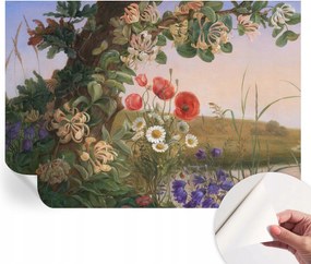 Öntapadós Stílusos Fotótapéta Dekoratív Virágos idill 312x219 cm