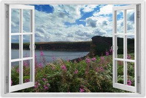 Poszterek 90x60 Lila virágok