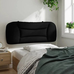 fekete szövet fejtámla párna 100 cm