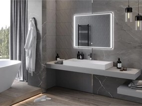 Mexen Zusa megvilágított fürdőszobai tükör 100 x 80 cm, LED 6000K, párásodásgátló - 9808-100-080-611-00