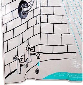 WET WET WET zuhanyfüggöny kacsa