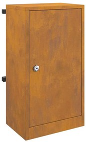 postaláda Rozsdás 30 x 23 x 55 cm időjárásálló acél